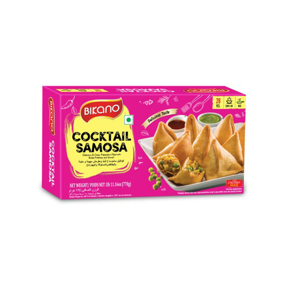 Bikano Cocktail Samosa 770g INDIAN SNACK